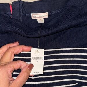GAP Navy and White Striped Shirt
